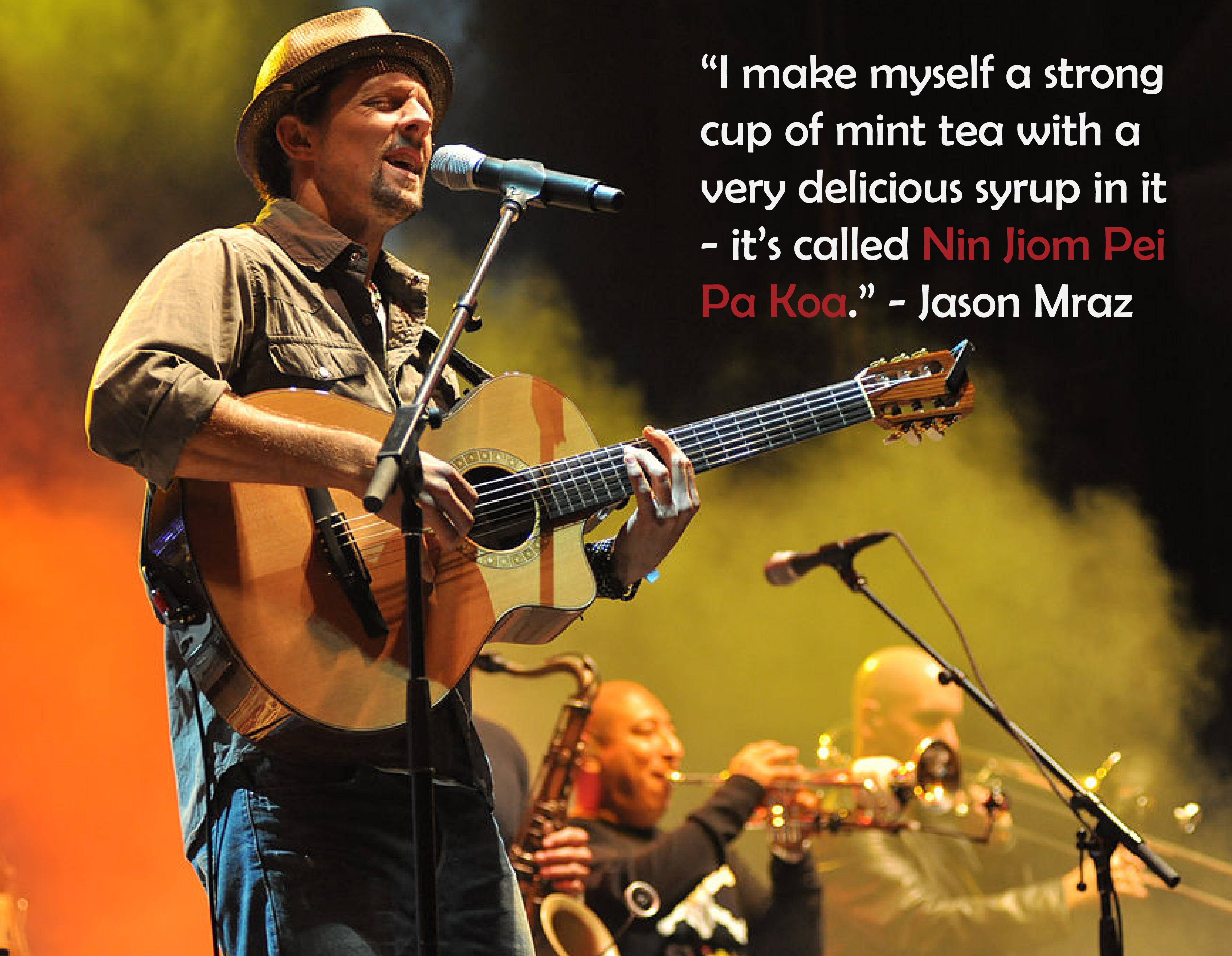 Jason Mraz, lauréat d'un Grammy, se réchauffe avec Nin Jiom Pei Pa Koa